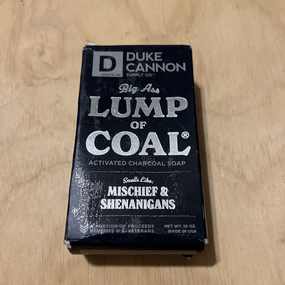 Duke 01HOLIDAYCOAL1 Charcoal Soap - 10oz